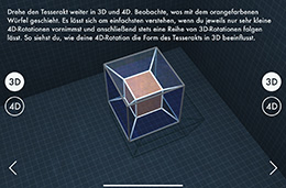 Die vierte Dimension - App-Screenshot